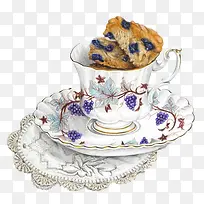 手绘欧式餐具-空若网 手绘欧式餐具-空若网