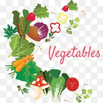 美味健康蔬菜花纹-空若网 美味健康蔬菜花纹-空若网