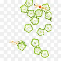 创意蔬菜截面图案-空若网 创意蔬菜截面图案-空若网