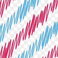 矢量彩色波浪线装饰图案-空若网 矢量彩色波浪线装饰图案-空若网