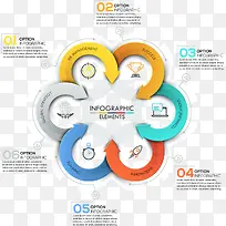 矢量梅花形状数据统计图-空若网 矢量梅花形状数据统计图-空若网