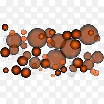 矢量橘色光点背景-空若网 矢量橘色光点背景-空若网