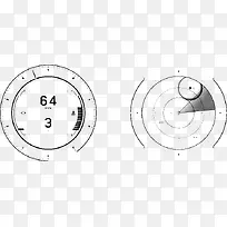 水墨按钮素材水墨笔刷素材 科-空若网 水墨按钮素材水墨笔刷素材 科-空若网