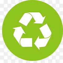 绿色矢量循环标志-空若网 绿色矢量循环标志-空若网