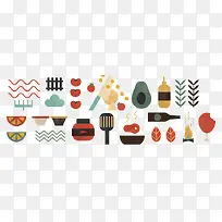 厨房用品小图标-空若网 厨房用品小图标-空若网