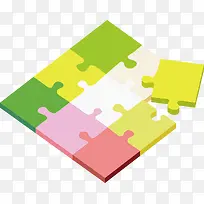 拼图png矢量素材-空若网 拼图png矢量素材-空若网