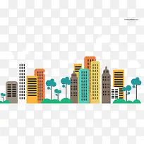 扁平城市图-空若网 扁平城市图-空若网