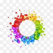 彩色斑点圆圈-空若网 彩色斑点圆圈-空若网