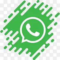 绿色斜纹电话图标-空若网 绿色斜纹电话图标-空若网