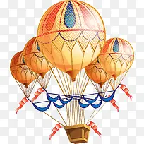 卡通手绘复古气球-空若网 卡通手绘复古气球-空若网