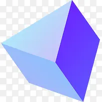 时尚渐变立体三角形几何装饰-空若网 时尚渐变立体三角形几何装饰-空若网