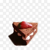 咖啡草莓奶油蛋糕-空若网 咖啡草莓奶油蛋糕-空若网