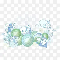 艺术花卉插画-空若网 艺术花卉插画-空若网