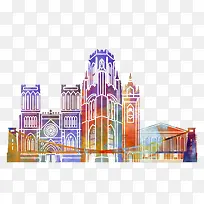 布里斯托尔水彩画-空若网 布里斯托尔水彩画-空若网