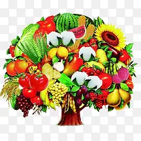 创意水果树-空若网 创意水果树-空若网