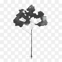 水墨树-空若网 水墨树-空若网