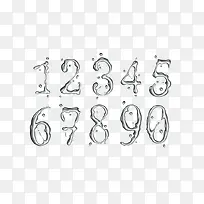 水滴创意数字-空若网 水滴创意数字-空若网