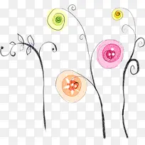 漫画卡通树枝场景-空若网 漫画卡通树枝场景-空若网