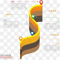 矢量手绘立体曲线PPT-空若网 矢量手绘立体曲线PPT-空若网