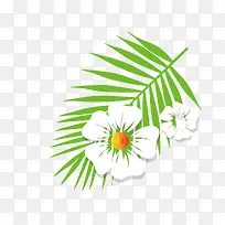 叶子鲜花免抠图下载-空若网 叶子鲜花免抠图下载-空若网