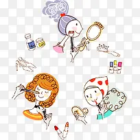 �ֻ�Ů���ڻ�ױ-������