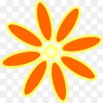 手绘插画发光花朵-空若网 手绘插画发光花朵-空若网