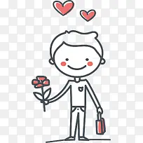 表白爱意男孩-空若网 表白爱意男孩-空若网