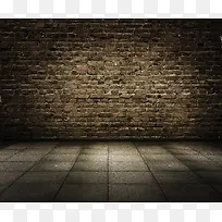 砖墙与地板砖背景-空若网 砖墙与地板砖背景-空若网