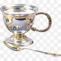 高贵银制杯子-空若网 高贵银制杯子-空若网