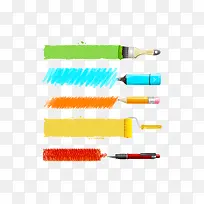 彩色油漆粉刷banner矢量素材-空若网 彩色油漆粉刷banner矢量素材-空若网