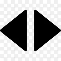 箭头左右填充三角形图标-空若网 箭头左右填充三角形图标-空若网