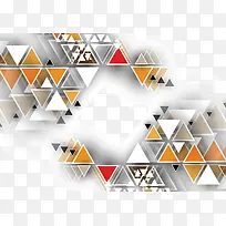 矢量科技感三角形-空若网 矢量科技感三角形-空若网