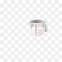 白色卡通刻度杯-空若网 白色卡通刻度杯-空若网