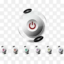 立体透明精致按钮-空若网 立体透明精致按钮-空若网