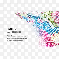 时尚艺术名片模板-空若网 时尚艺术名片模板-空若网