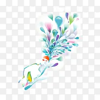 炫彩水彩背景-空若网 炫彩水彩背景-空若网