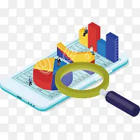 矢量抽象手机数据图-空若网 矢量抽象手机数据图-空若网