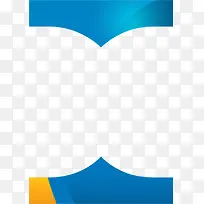 蓝色边框素材-空若网 蓝色边框素材-空若网