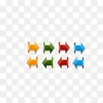 彩色箭头网页按钮-空若网 彩色箭头网页按钮-空若网