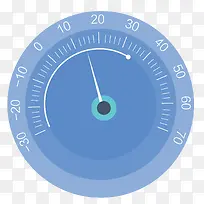 矢量蓝色表盘刻度表-空若网 矢量蓝色表盘刻度表-空若网