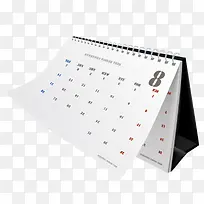白色简洁商务台历质感-空若网 白色简洁商务台历质感-空若网