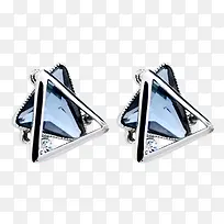 创意三角形银耳钉-空若网 创意三角形银耳钉-空若网