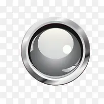 矢量灰色圆形水晶按钮-空若网 矢量灰色圆形水晶按钮-空若网