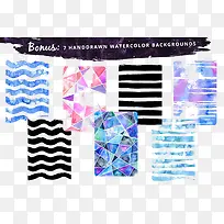 水彩设计感背景-空若网 水彩设计感背景-空若网