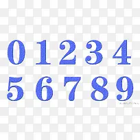 蓝色数字-空若网 蓝色数字-空若网