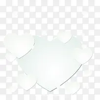 矢量白色心-空若网 矢量白色心-空若网
