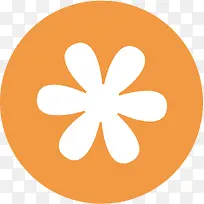 扁平化图标菊花符号-空若网 扁平化图标菊花符号-空若网