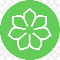 扁平化图标菊花符号-空若网 扁平化图标菊花符号-空若网