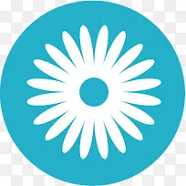 扁平化图标菊花符号-空若网 扁平化图标菊花符号-空若网