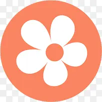 扁平化图标菊花符号-空若网 扁平化图标菊花符号-空若网